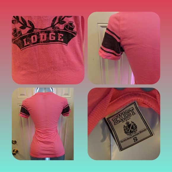 5/$25 Small short sleeve pink great wolf 97 Tshirt. By exist. Great shape - Picture 3 of 4